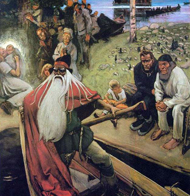 Departure of Vainamoinen